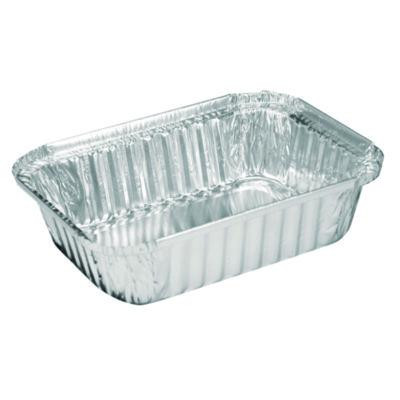 Aluminum Oblong Pan, 1.5 Lb, 5.13 x 7.06 x 1.69, Silver, 500/Carton