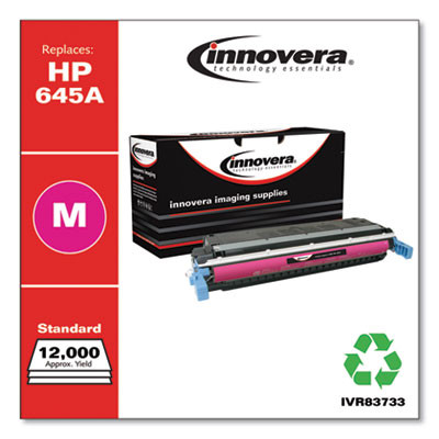 Remanufactured Magenta Toner, Replacement For 645A (C9733A), 12,000 Page-Yield