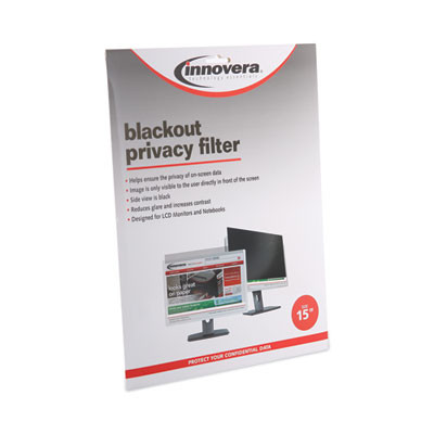 Blackout Privacy Filter For 15" Flat Panel Monitor/Laptop