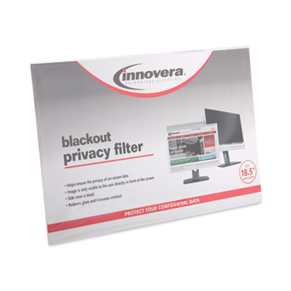 Blackout Privacy Filter For 18.5" Widescreen Flat Panel Monitor, 16:9 Aspect Ratio