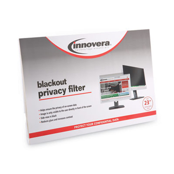 Blackout Privacy Filter For 23" Widescreen Flat Panel Monitor, 16:9 Aspect Ratio