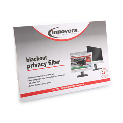 Blackout Privacy Filter For 23" Widescreen Flat Panel Monitor, 16:9 Aspect Ratio