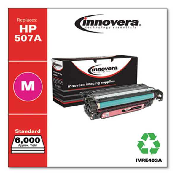 Remanufactured Magenta Toner, Replacement For 507A (Ce403A), 6,000 Page-Yield
