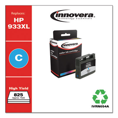 Remanufactured Cyan High-Yield Ink, Replacement For 933Xl (Cn054A), 825 Page-Yield