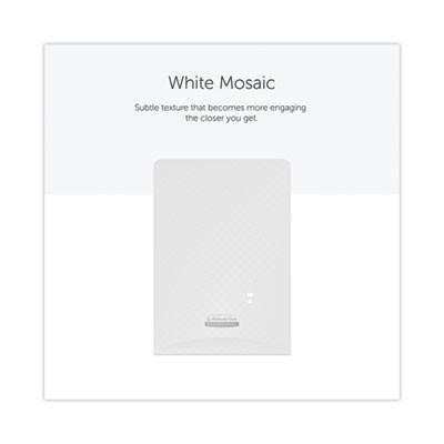 Icon Faceplate For Automatic Soap And Sanitizer Dispenser, 8.25 x 22 x 12.12, White Mosaic