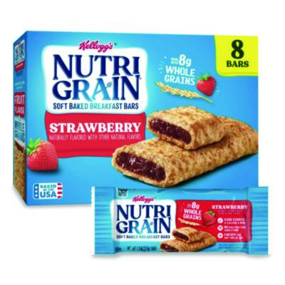 Nutri-Grain Soft Baked Breakfast Bars, Strawberry, 1.3 Oz, 8/Box