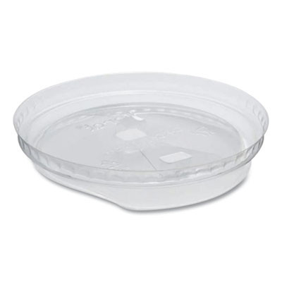 Pet Lids, Strawless Sipper, Fits 12 Oz To 24 Oz Cold Cups, Plastic, Clear, 1,000/Carton