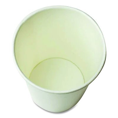 Double Poly Paper Cold Cups, 9 Oz, White, 1,000/Carton
