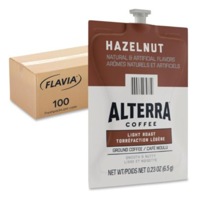 Alterra Hazelnut Coffee Freshpack, 100/Carton