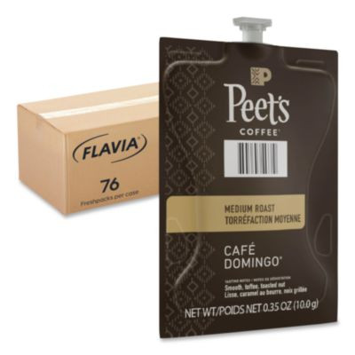 Peet's Coffee Cafe Domingo Freshpack, 76/Carton