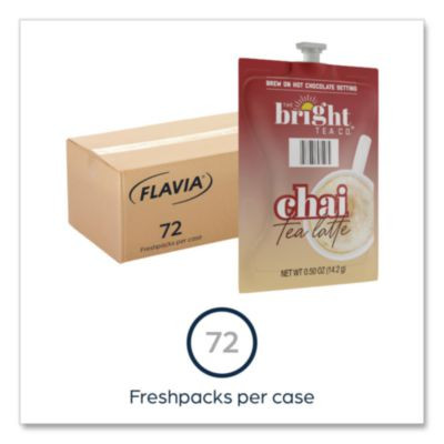 The Bright Tea Co. Chai Tea Latte Freshpack, 72/Carton