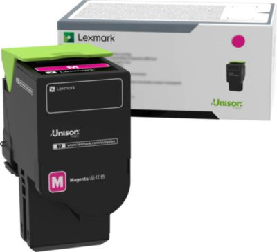 78C00Mg Return Program Toner, 1,400 Page-Yield, Magenta