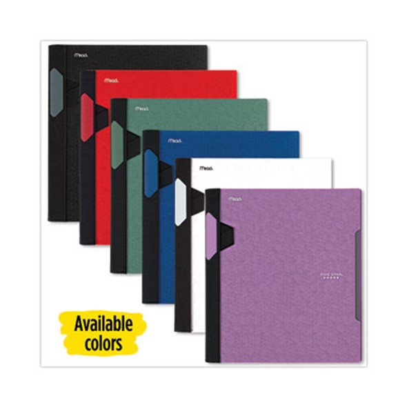 Advance Wirebound Notebook, Two Pockets, 1-Subject, Medium/College Rule, Randomly Assorted Cover Color, (100) 11 x 8.5 Sheets