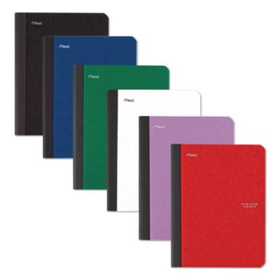 Composition Book, Medium/College Rule, Randomly Assorted Cover Color, (80) 9.75 x 7.5 Sheets