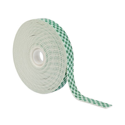 Permanent High-Density Foam Mounting Tape, Holds Up To 2 Lb, 0.75" x 9.75 Yd, White