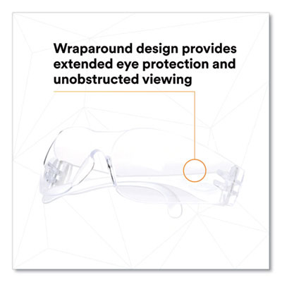 Virtua Protective Eyewear, Frameless, Clear Single Lens