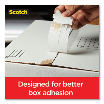 Box Lock Shipping Packaging Tape, 3" Core, 1.88" X 54.6 Yds, Clear, 6/Pack