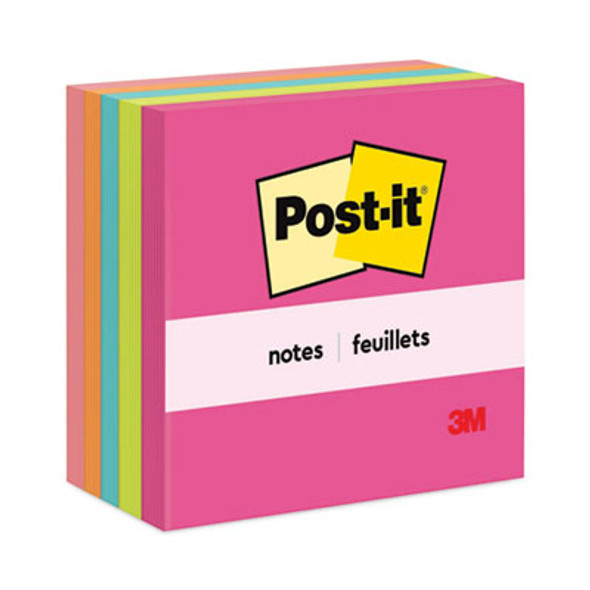 Original Pads In Poptimistic Collection Colors, 3" x 3", 100 Sheets/Pad, 5 Pads/Pack