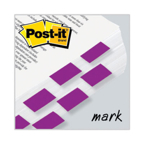Standard Page Flags In Dispenser, Purple, 50 Flags/Dispenser, 2 Dispensers/Pack