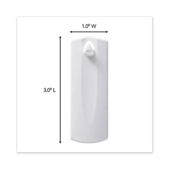 Sawtooth Picture Hanger Value Pack, Large, Plastic, White, 5 Lb Capacity, 3 Hooks And 6 Strips/Pack