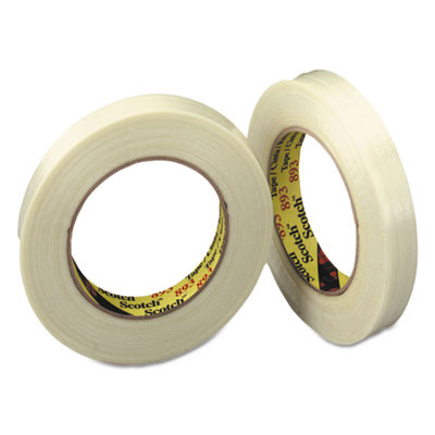 General-Purpose Glass Filament Tape, 3" Core, 24 Mm X 55 M, Clear