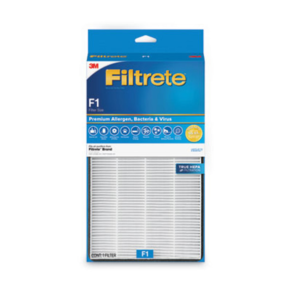 Premium True Hepa Room Air Purifier Filter, 7.3 x 13.86, 4/Carton