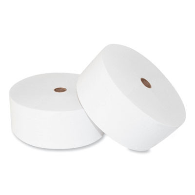 Small Core Bath Tissue, Septic Safe, 2-Ply, White, 1,200 Sheets/Roll, 12 Rolls/Carton