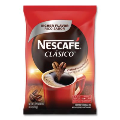 Clasico Dark Roast Instant Coffee, 8 Oz Pouch