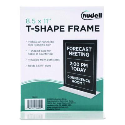 Acrylic Sign Holder, 8.5" x 11", Clear