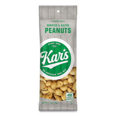 Peanuts, Salted, 2.5 Oz Packet, 12/Box