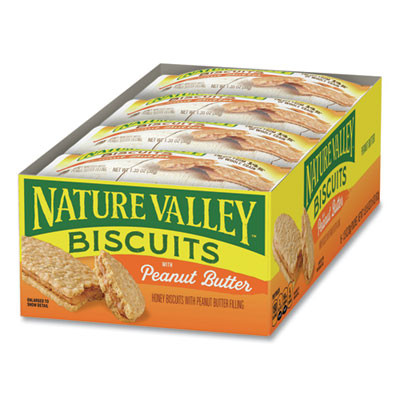 Biscuits, Peanut Butter, 1.35 Oz Packet, 16/Box