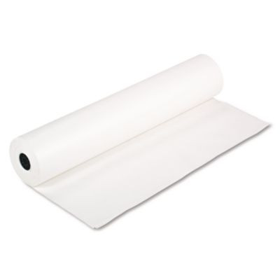 Rainbow Duo-Finish Colored Kraft Paper, 35 Lb Wrapping Weight, 36" x 1,000 Ft, White