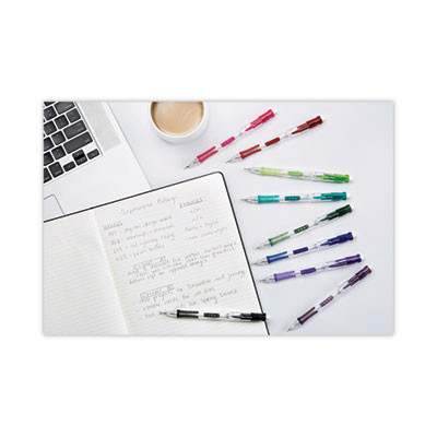 Clear Point Mechanical Pencil, 0.7 Mm, Hb (#2), Black Lead, Assorted Barrel Colors, 10/Pack