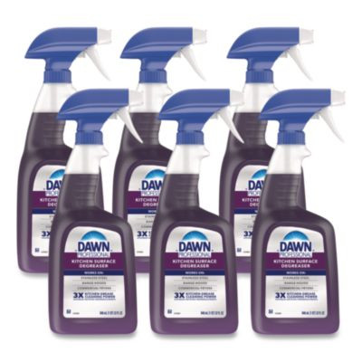 Kitchen Surface Degreaser, 32 Oz Spray Bottle, 6/Carton