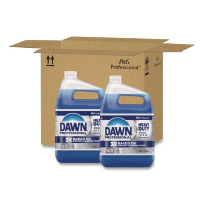 Heavy-Duty Manual Pot/Pan Dish Detergent, Original Scent, 1 Gal Bottle, 2/Carton