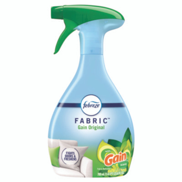 Fabric Refresher/Odor Eliminator, Gain Original, 23.6 Oz Spray Bottle, 4/Carton