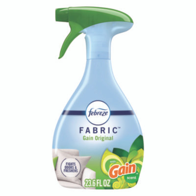 Fabric Refresher/Odor Eliminator, Gain Original, 23.6 Oz Spray Bottle, 4/Carton