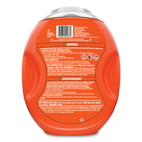 Hygienic Clean Heavy 10x Duty Power Pods, He Compatible, Original Scent, 76 Oz Tub, 45 Pods, 4/Carton