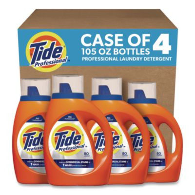 Commercial He Liquid Laundry Detergent, 105 Oz Pour Bottle, 4/Carton