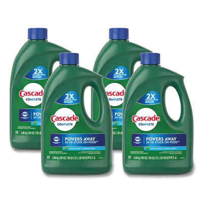 Complete Gel Dishwasher Detergent, Fresh Scent, 120 Oz Bottle, 4/Carton