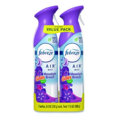Air, Gain Moonlight Breeze, 8.8 Oz Aerosol Spray, 2/Pack
