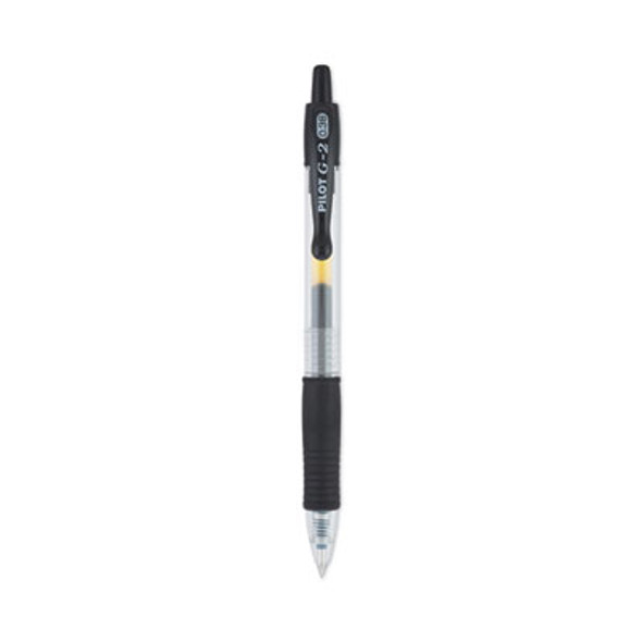 G2 Premium Gel Pen Convenience Pack, Retractable, Extra-Fine 0.38 Mm, Black Ink, Smoke/Black Barrel, Dozen