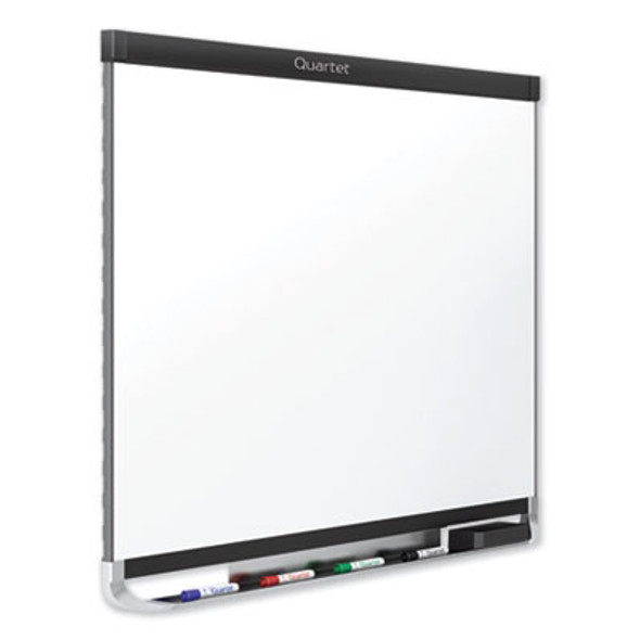 Prestige 2 Duramax Magnetic Porcelain, 72" x 48", White Surface, Black Aluminum/Plastic Frame