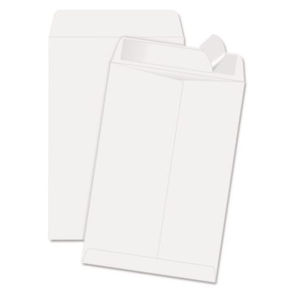 Redi-Strip Catalog Envelope, #1 3/4, Cheese Blade Flap, Redi-Strip Adhesive Closure, 6.5 x 9.5, White, 100/Box
