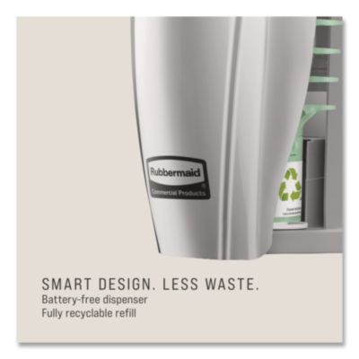 Passive Air Care Dispenser, 2.94 x 2.84 x 5.41, Chrome