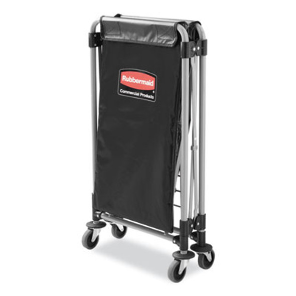 Replacement X-Cart Bag For Rubbermaid Commercial 1881750, Black, 2/Carton