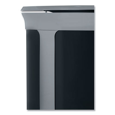 Enhance Series Waste Receptacle, 23 Gal, Metal, Pearl Gray/Umbra Gray