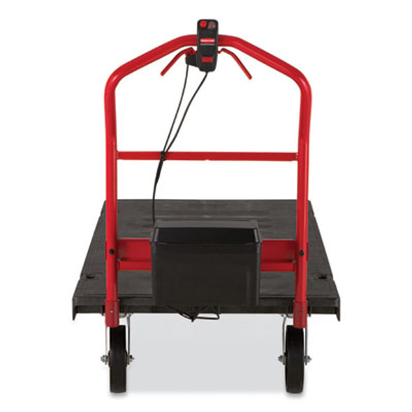 Motorized Kit For 30" X 60" Platform Trucks, Large, Dc Motor, 60 V Lithium-Ion Battery, 0.5 Mph To 3 Mph, Black/Red