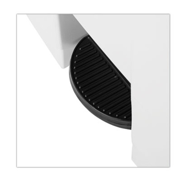 Legacy Step-On Receptacle, 23 Gal, Plastic, White
