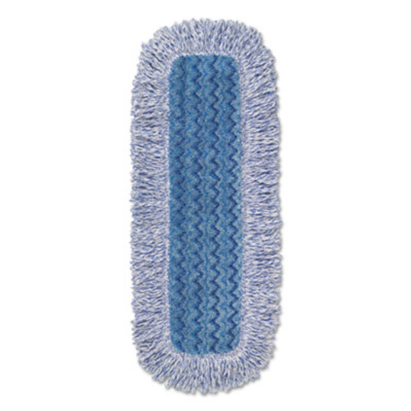 Microfiber High Absorbency Mop, 18", Blue, 6/Carton